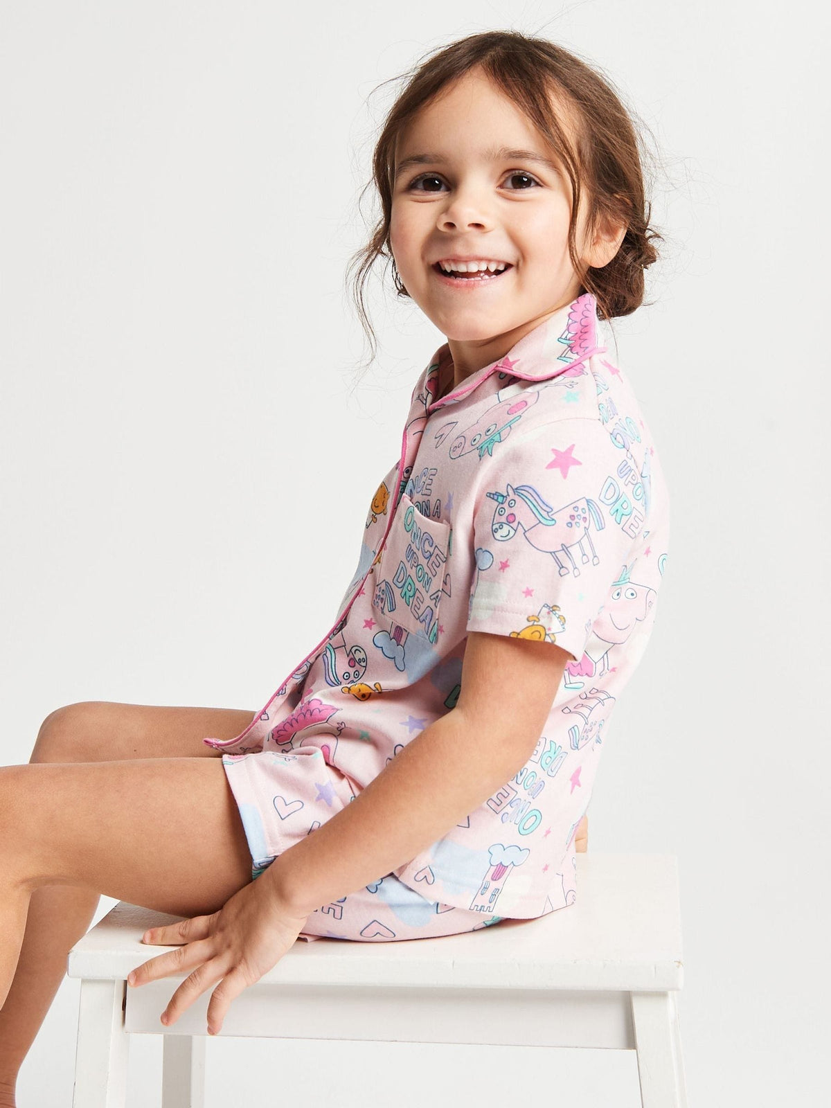 Brand Threads Pink Peppa Pig Short Pyjamas Set - image 6