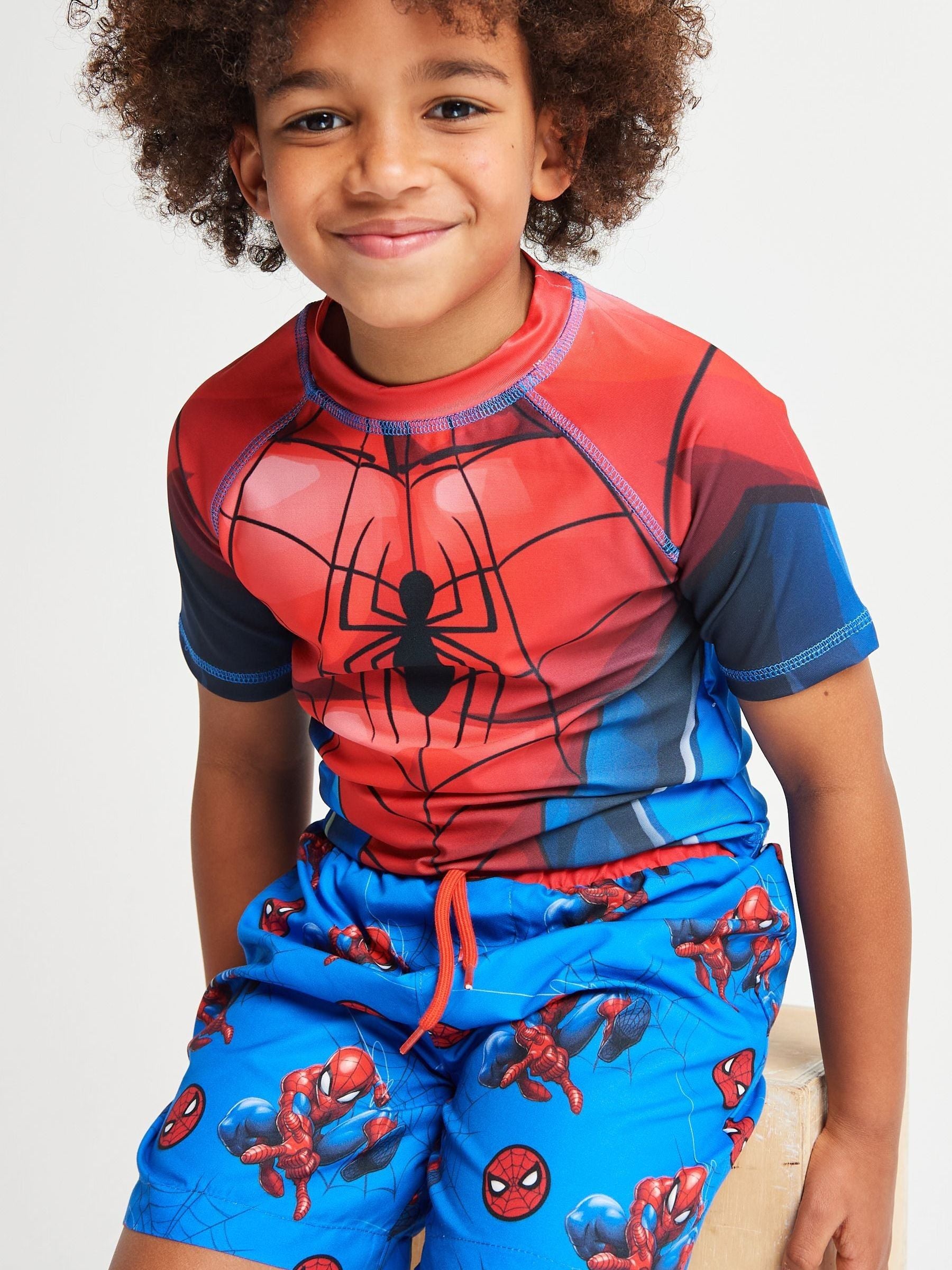 Brand Threads Blue Spiderman Suit image 3