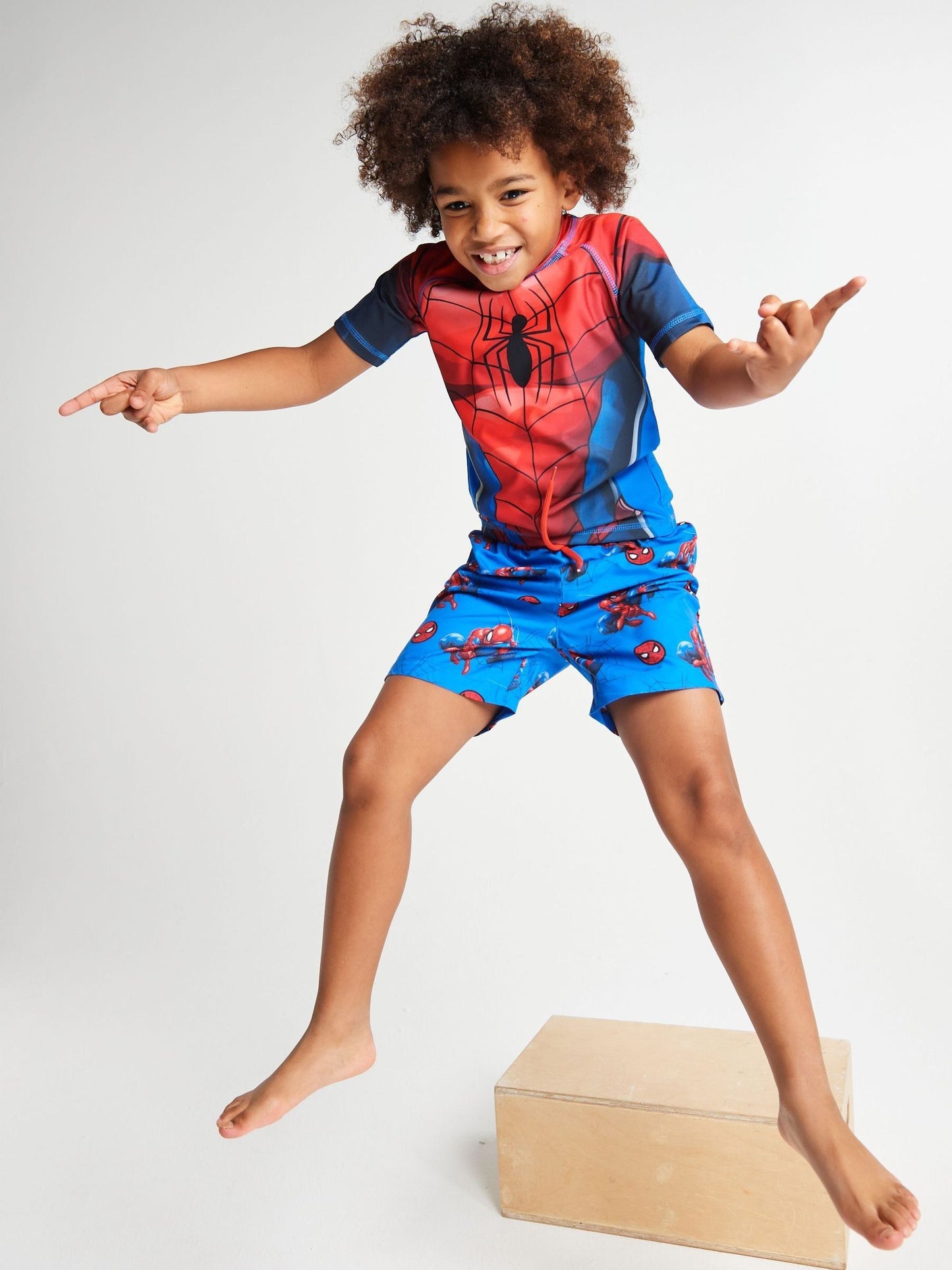 Brand Threads Blue Spiderman Suit image 4