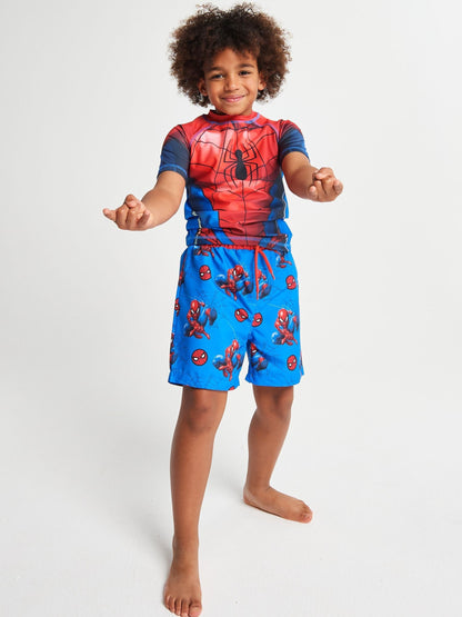 Brand Threads Blue Spiderman Suit image 1