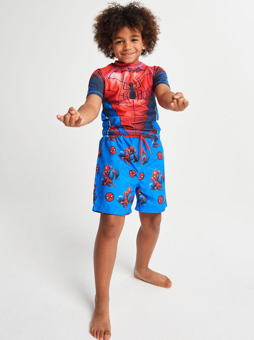 Brand Threads Blue Spiderman Suit image 1
