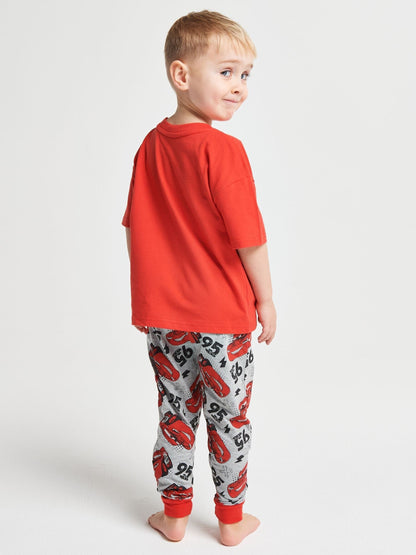 Brand Threads Red Cars Short Sleeve Pyjamas Set - image 2