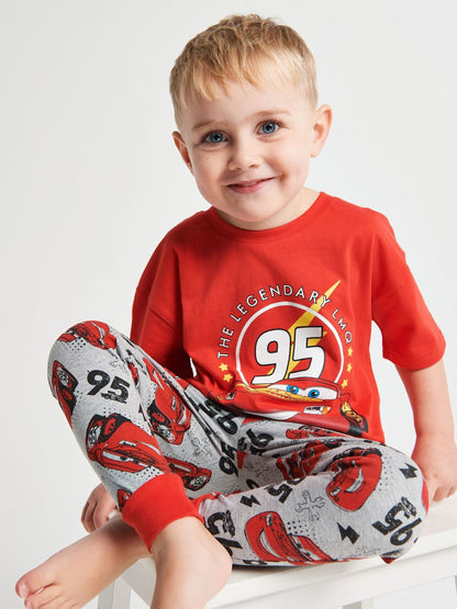Brand Threads Red Cars Short Sleeve Pyjamas Set - image 4