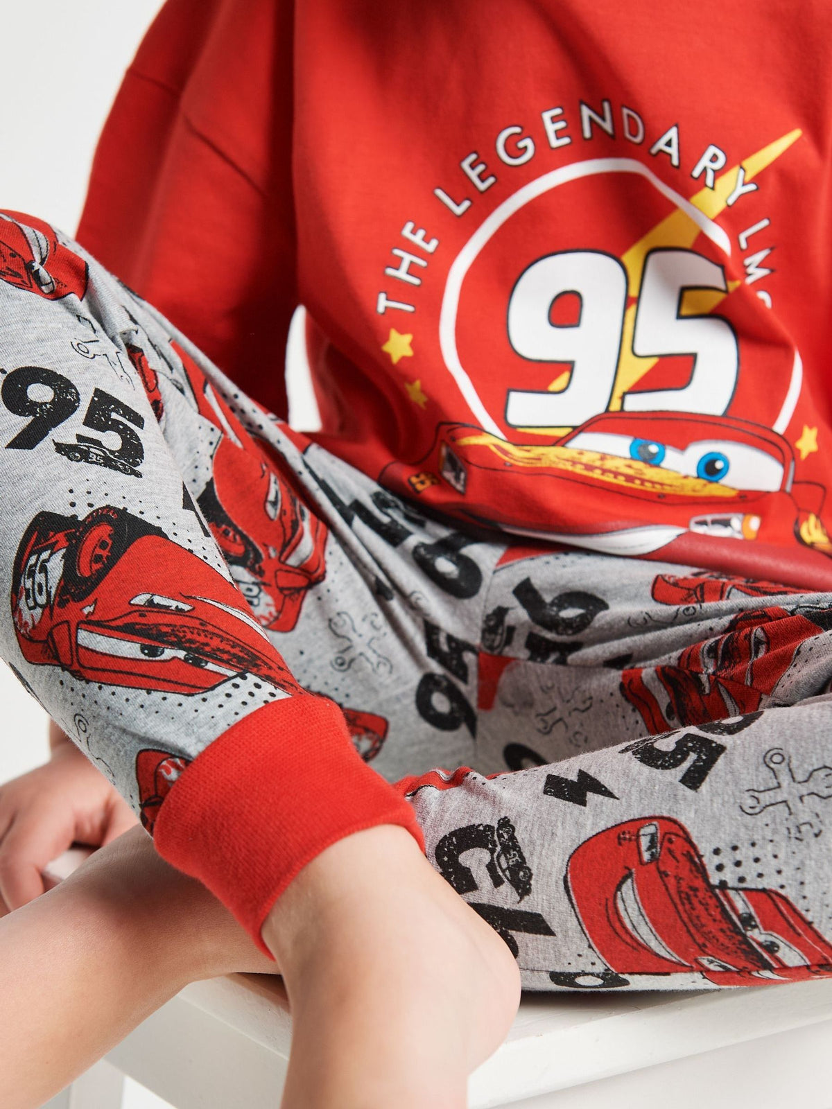 Brand Threads Red Cars Short Sleeve Pyjamas Set - image 5
