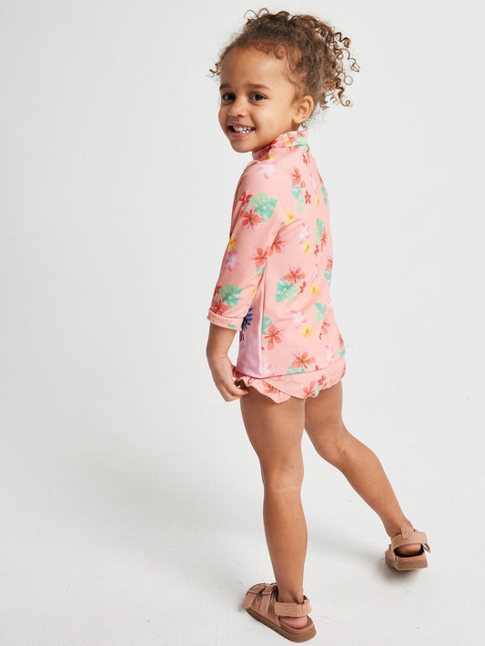 Dsiney Kidz - Brand Threads Orange Moana Swim Set image 2