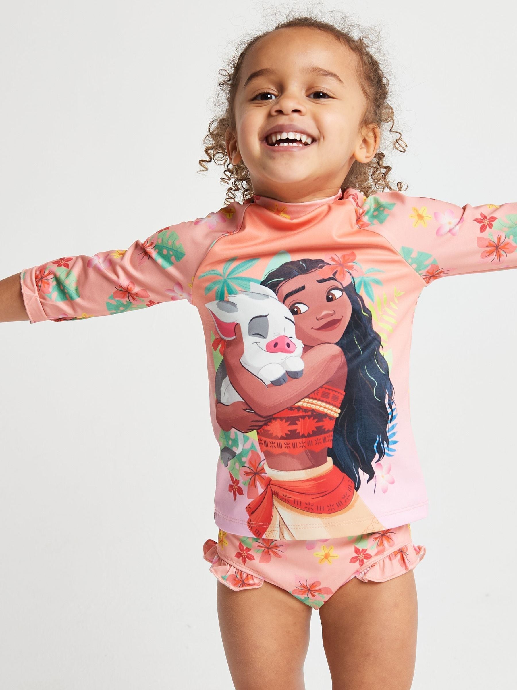 Brand Threads Orange Moana Swim Set image 5
