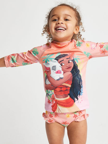 Brand Threads Orange Moana Swim Set image 5