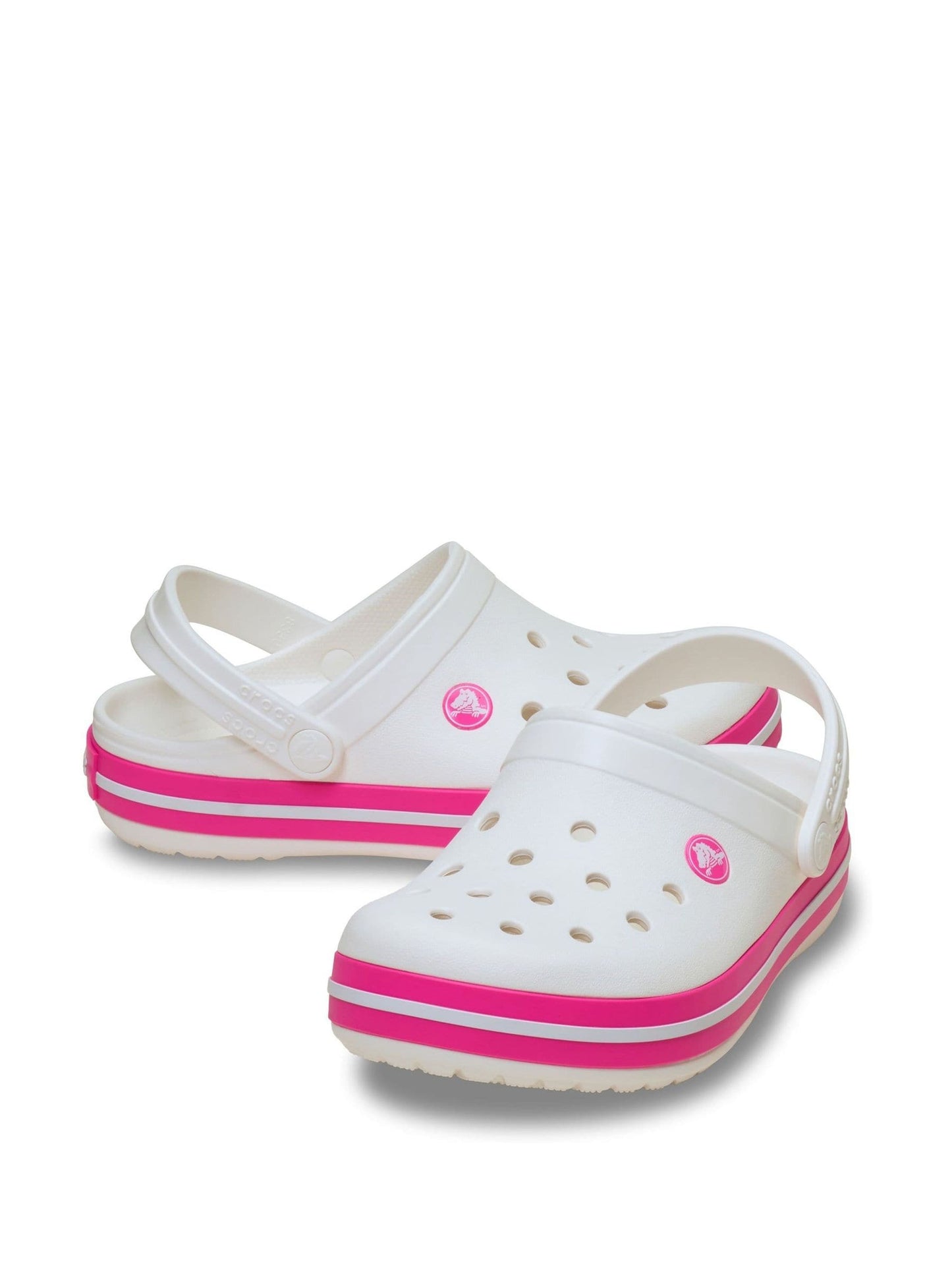 Crocs White Crocband Clogs image 4