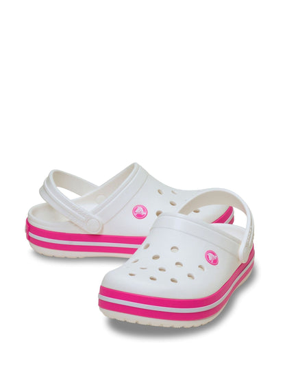 Crocs White Crocband Clogs image 4