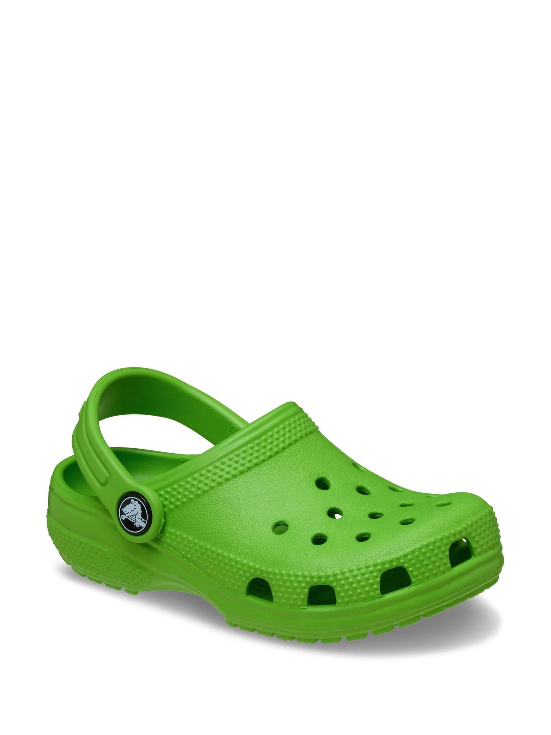Crocs Green Toddler Classic Clogs image 2