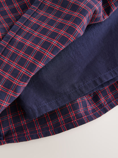 Navy Blue/Red Check Rara Pullon Skort (3-16yrs) - image 8