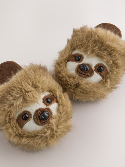 Brown Sloth Novelty Slippers image 5