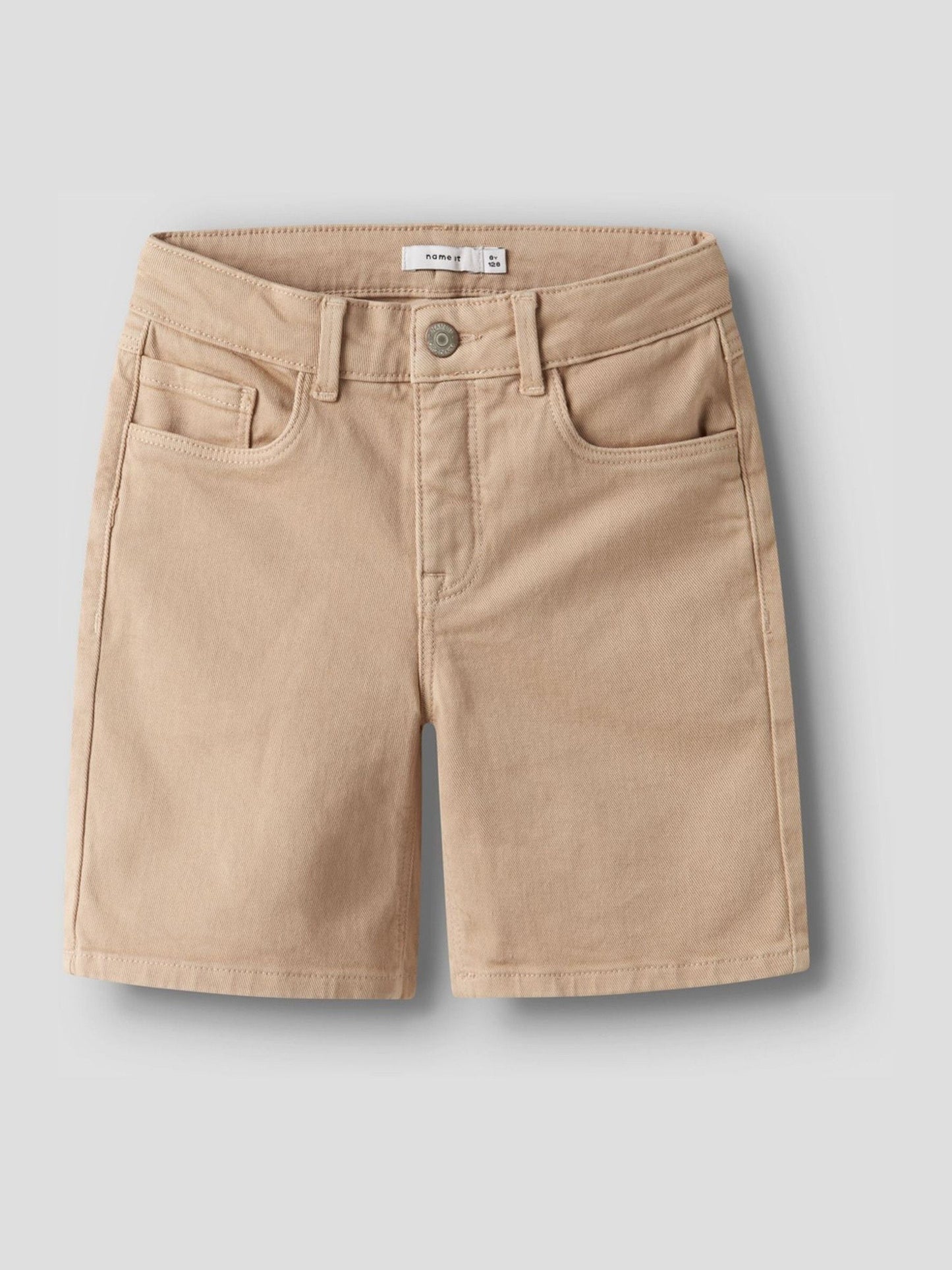 Dsiney Kidz - Name It Brown Straight Fit Twill Shorts image 1