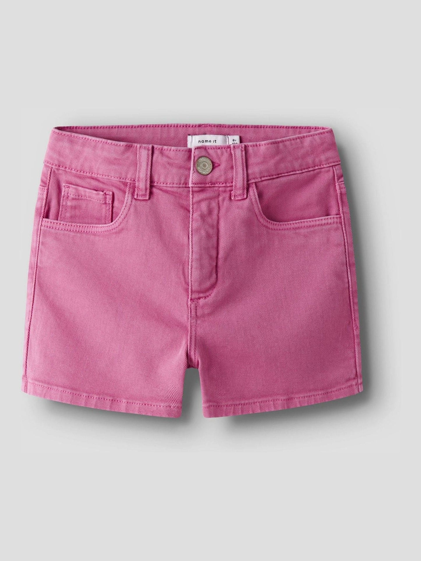 Dsiney Kidz - Name It Pink Rose Mom Fit Denim Shorts image 2