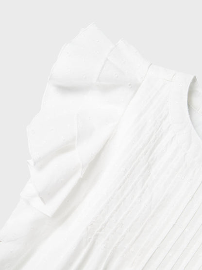 Name It White Short Frill Sleeve Dress image 4