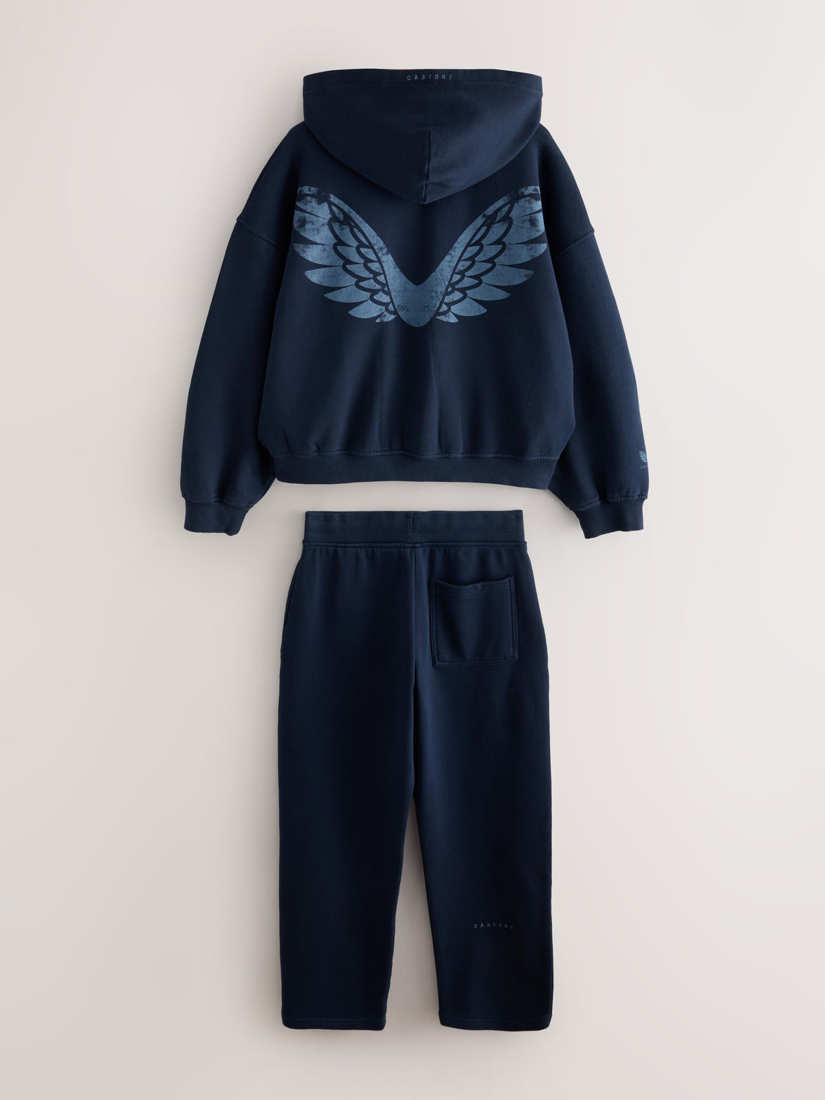 Castore Navy Oversized Zip Through Hoodie and Straight Leg Jogger Set - image 11