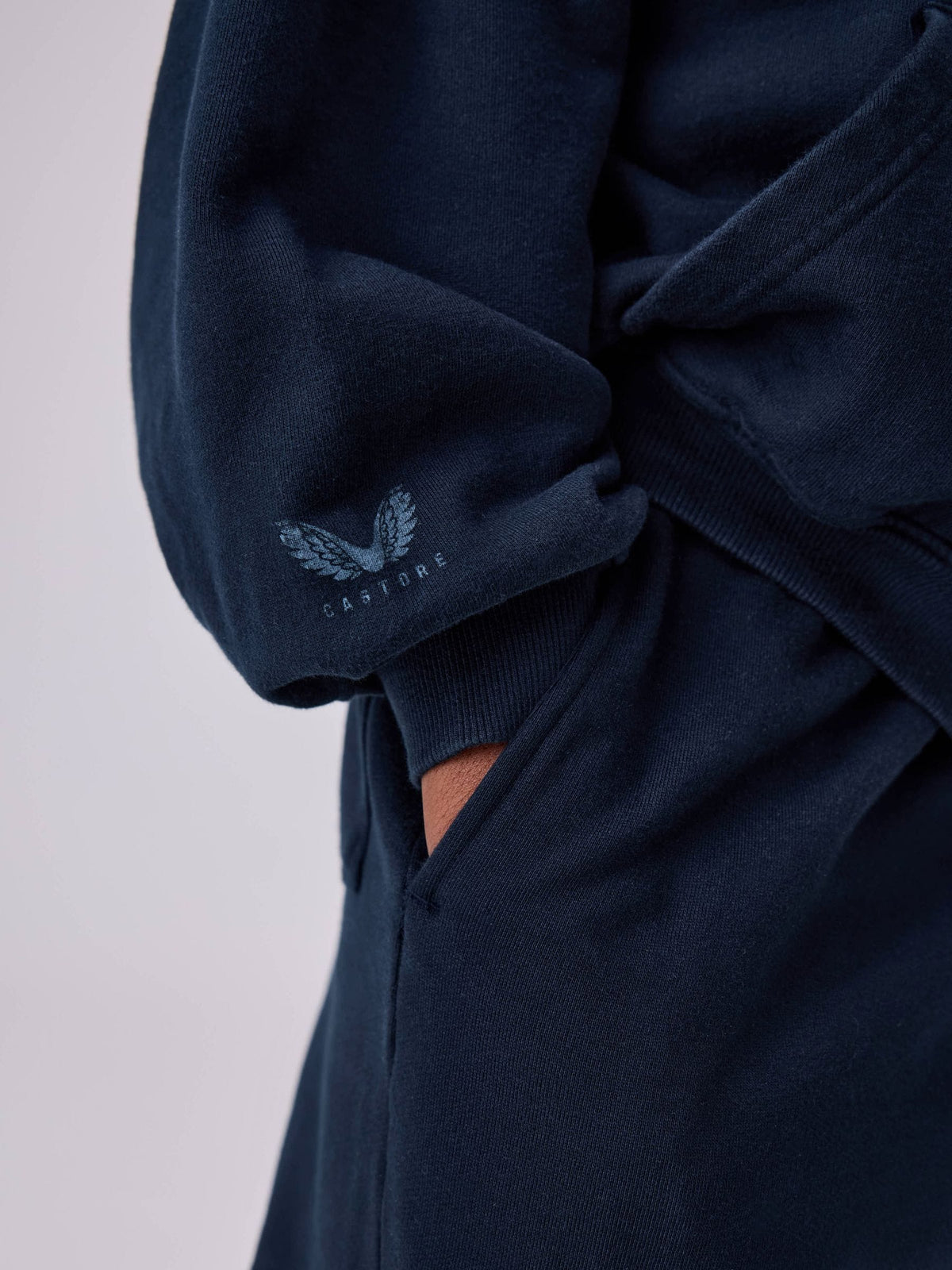 Castore Navy Oversized Zip Through Hoodie and Straight Leg Jogger Set - image 7