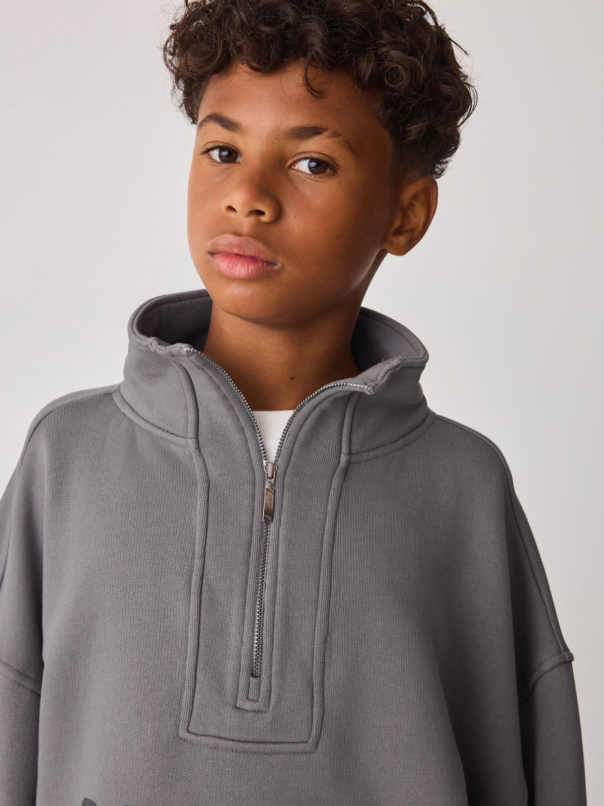 Castore Grey Oversized 1/4 Zip and Jogger Set - image 4