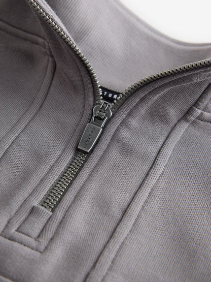 Castore Grey Oversized 1/4 Zip and Jogger Set - image 8