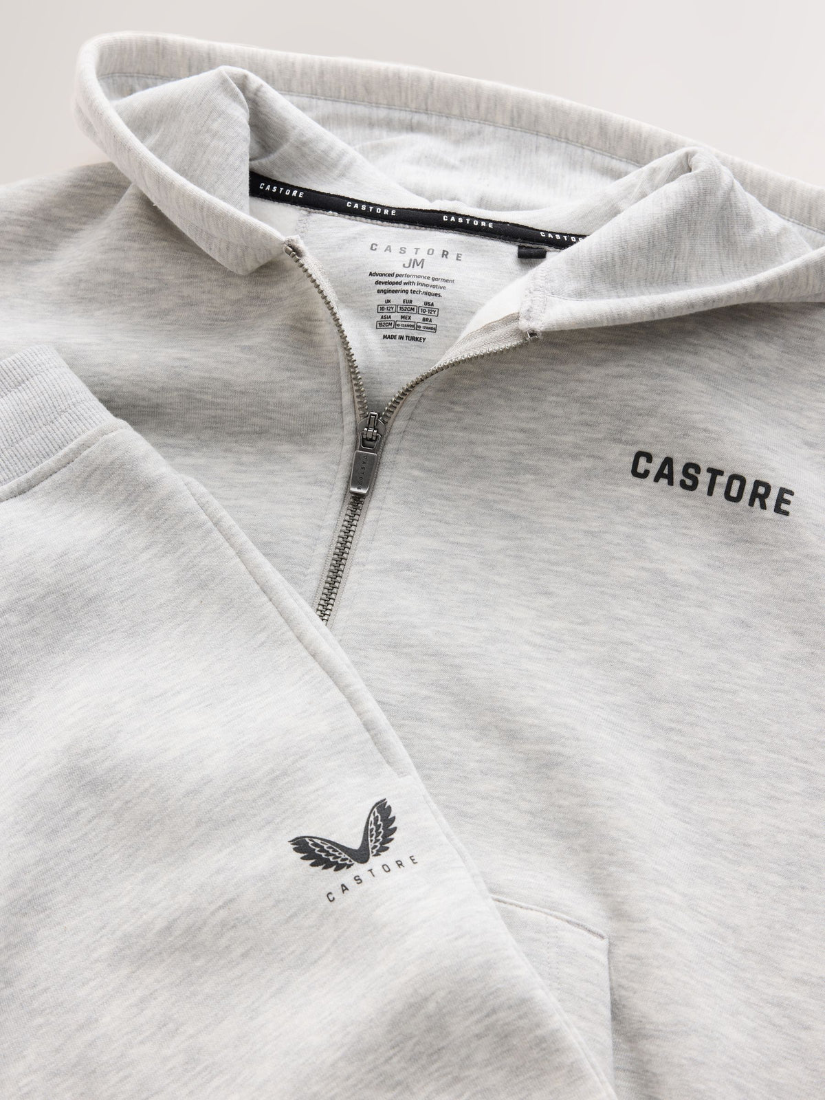 Castore Grey Oversized Zip Through Hoodie and Straight Leg Jogger Set - image 11