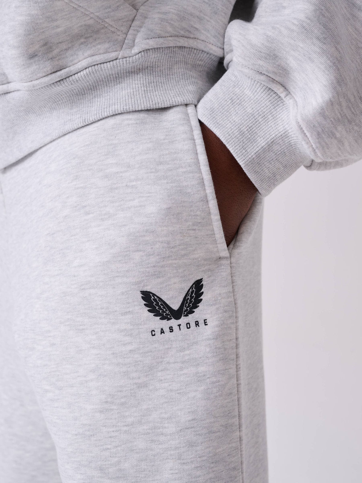Castore Grey Oversized Zip Through Hoodie and Straight Leg Jogger Set - image 7