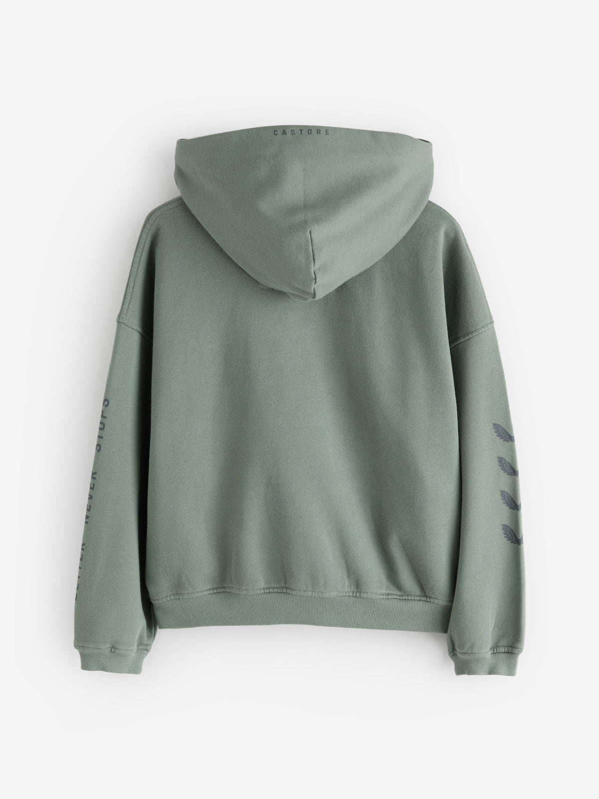 Castore Khaki Green Logo Oversized Heavyweight Cotton Hoodie - image 9