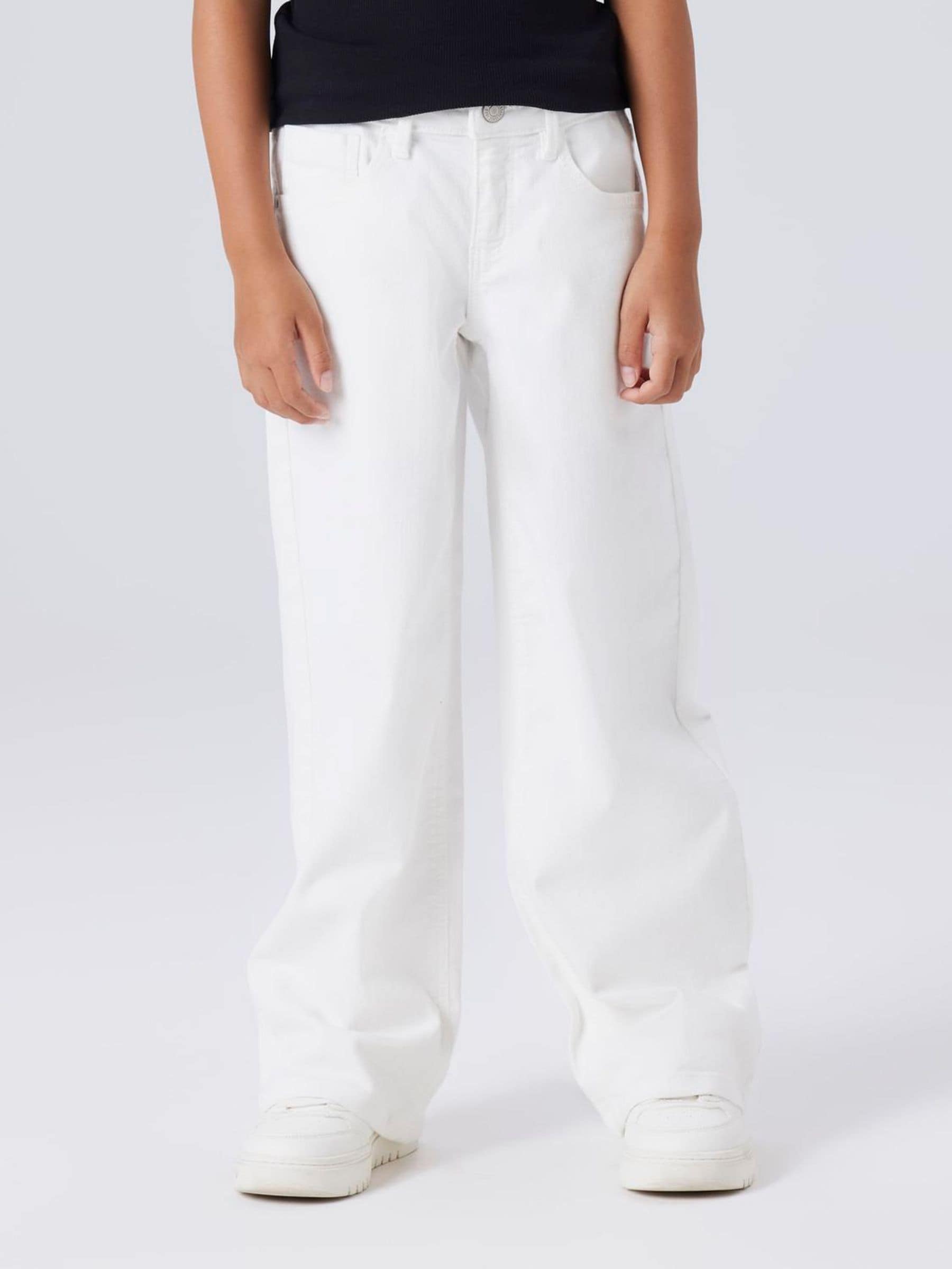 Dsiney Kidz - Name It White Wide Leg Jeans image 1