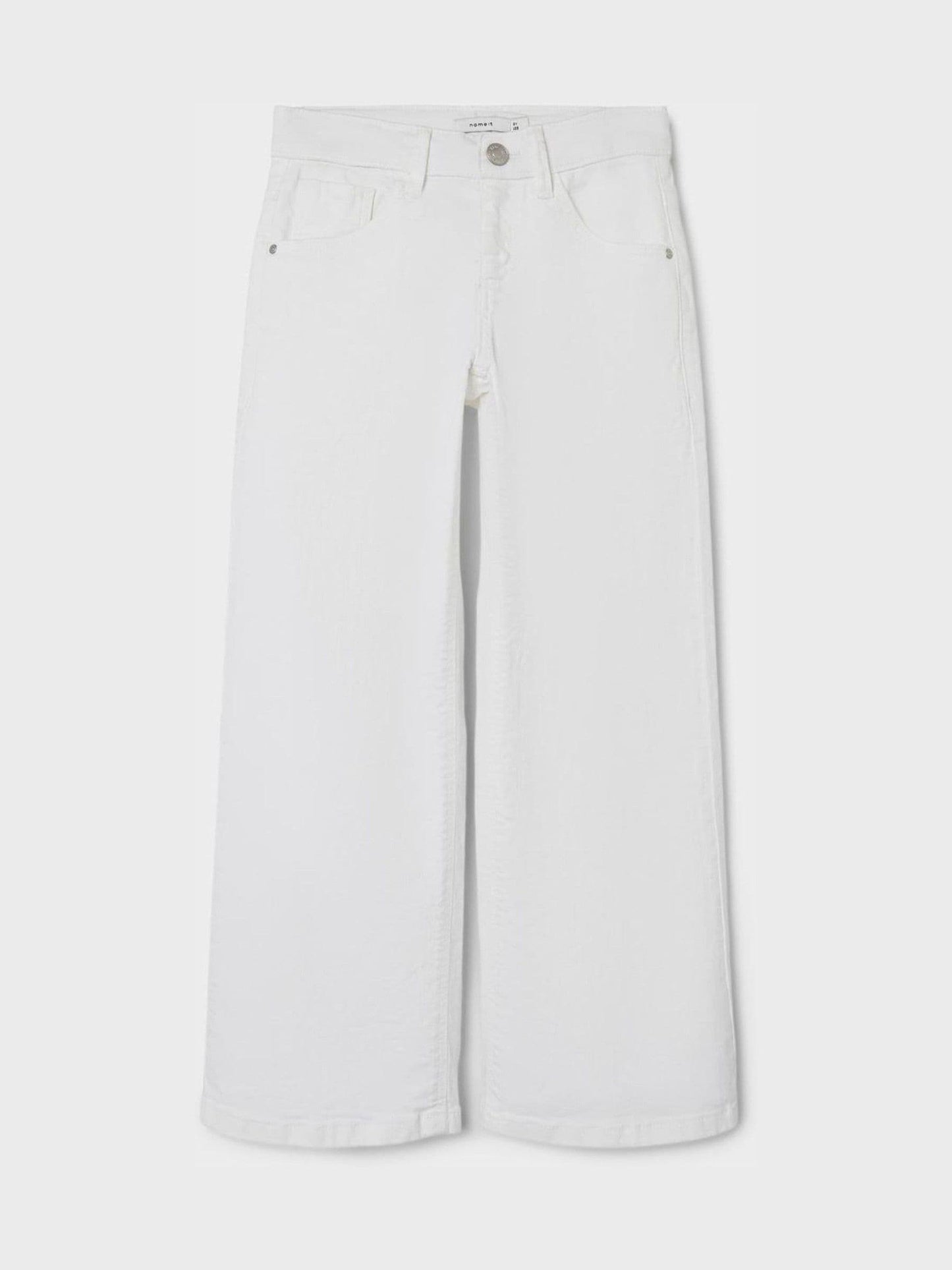 Dsiney Kidz - Name It White Wide Leg Jeans image 3