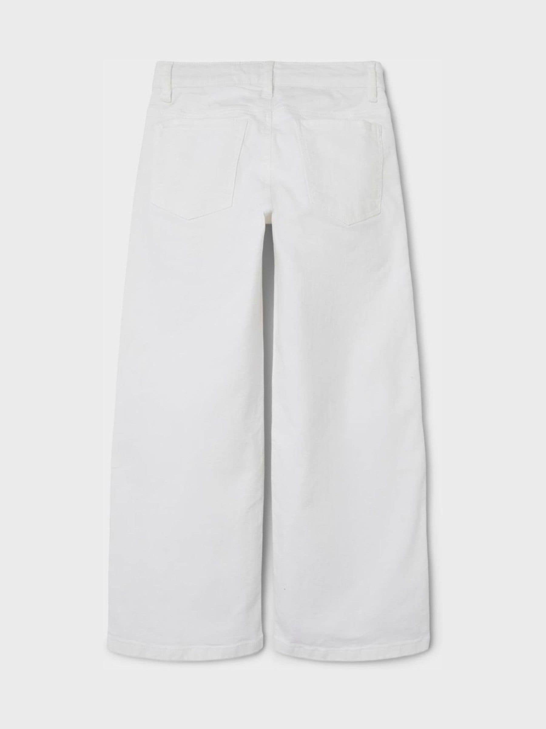 Dsiney Kidz - Name It White Wide Leg Jeans image 4