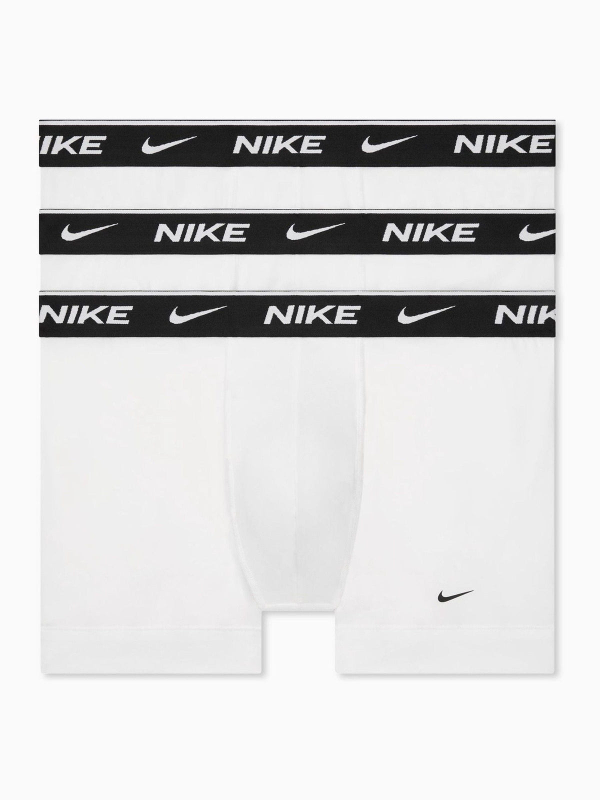 Dsiney Kidz - Nike White Essential Cotton Stretch Boxer Trunks 3 Pack image 1
