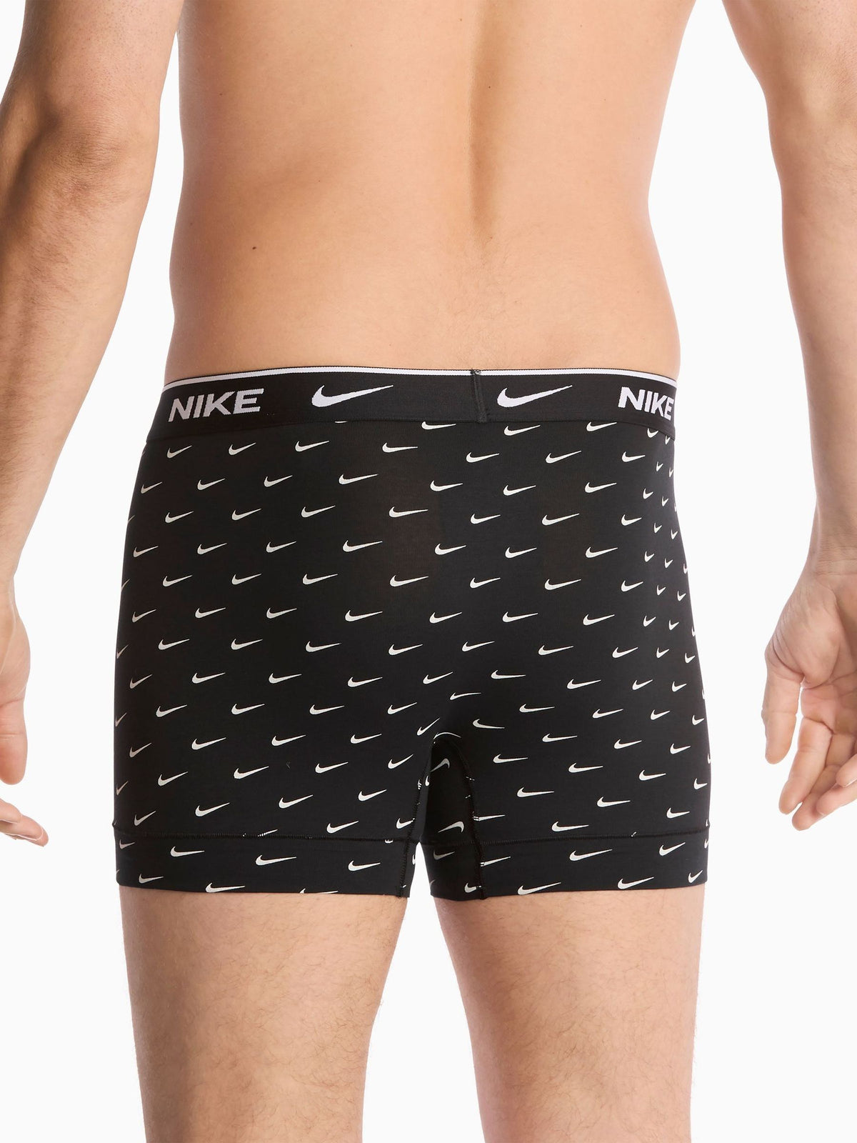 Dsiney Kidz - Nike Grey/Black/Blue Essential Cotton Stretch Boxer Trunks 3 Pack image 3