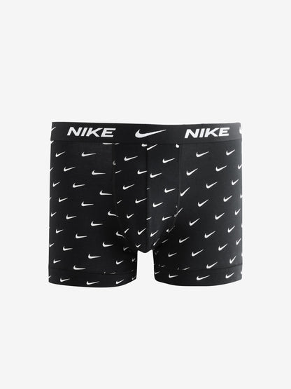 Dsiney Kidz - Nike Grey/Black/Blue Essential Cotton Stretch Boxer Trunks 3 Pack image 5