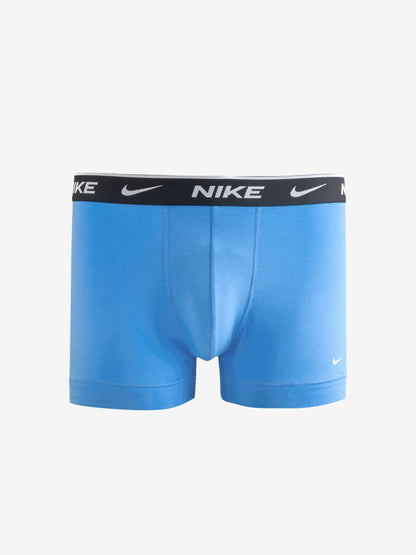 Dsiney Kidz - Nike Grey/Black/Blue Essential Cotton Stretch Boxer Trunks 3 Pack image 6
