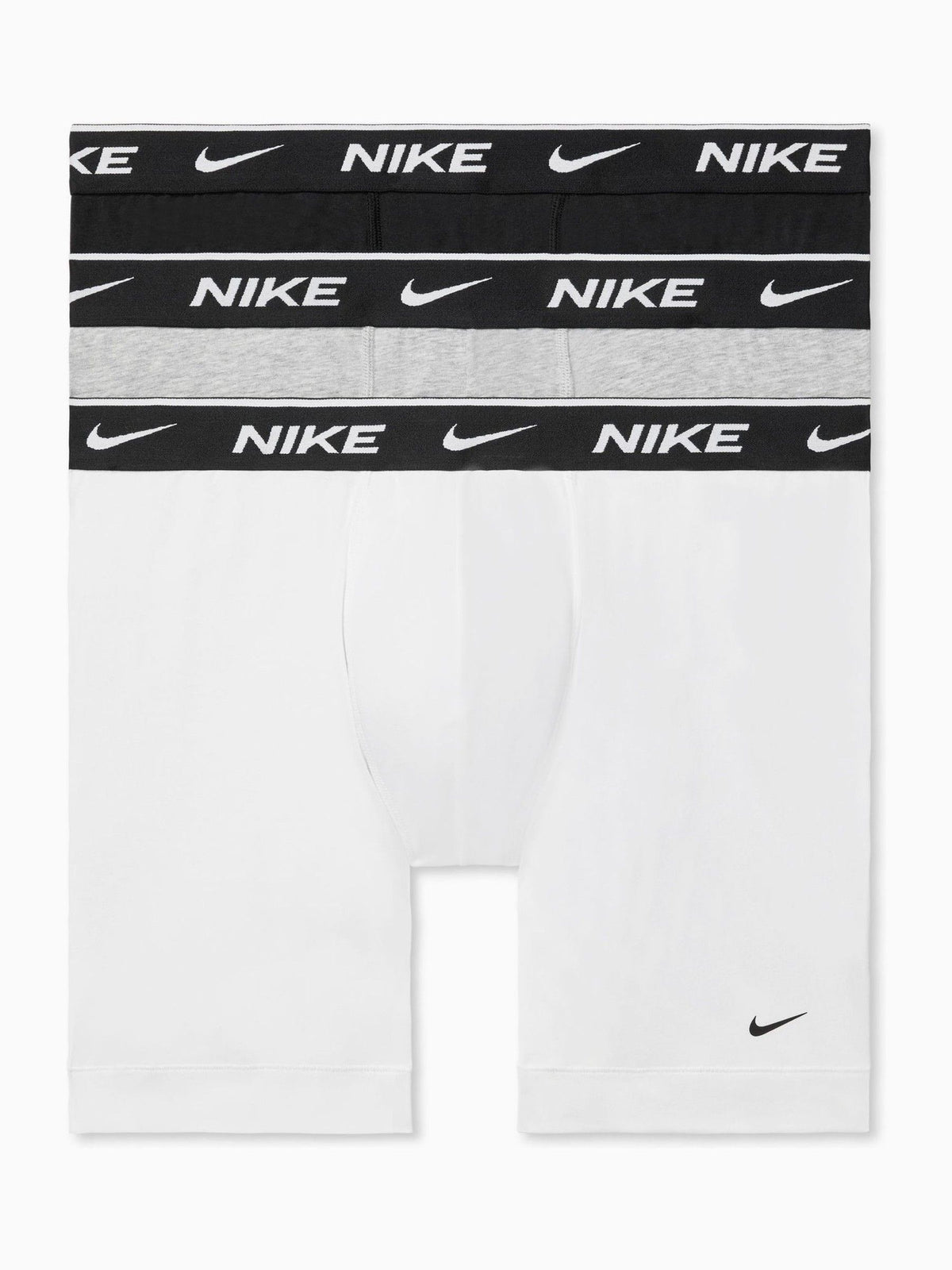 Dsiney Kidz - Nike White Dri-FIT Essential Stretch Boxer Trunks 3 Pack image 1