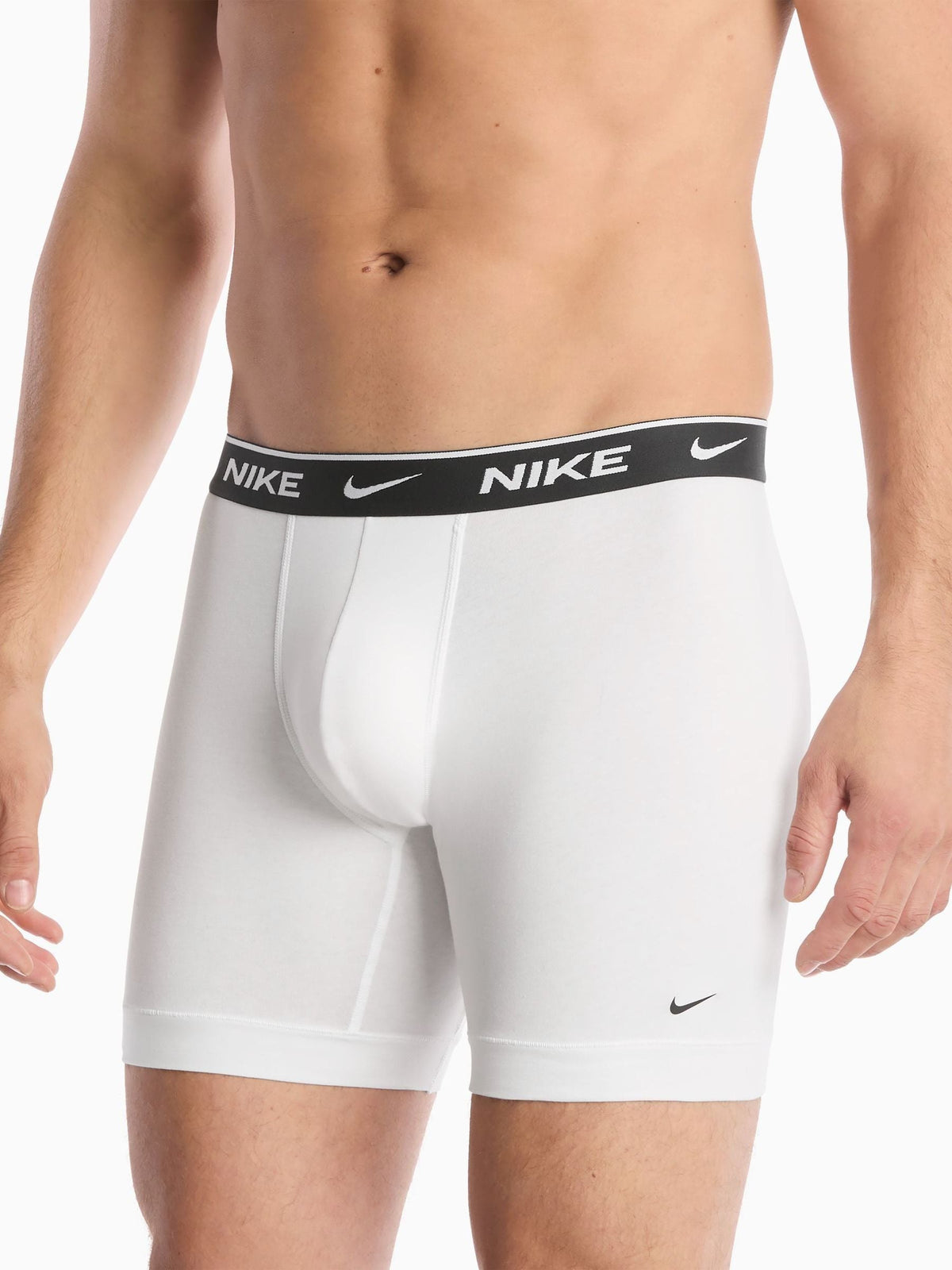 Dsiney Kidz - Nike White Dri-FIT Essential Stretch Boxer Trunks 3 Pack image 2