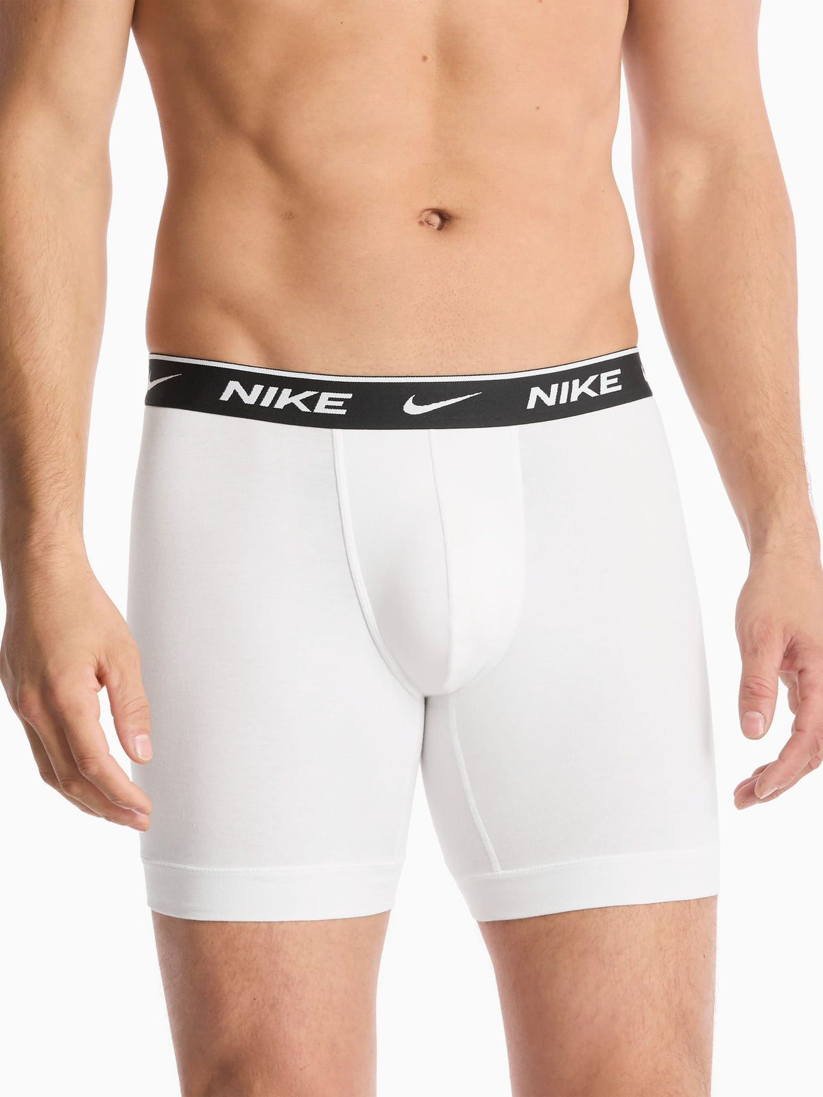Dsiney Kidz - Nike White Dri-FIT Essential Stretch Boxer Trunks 3 Pack image 4