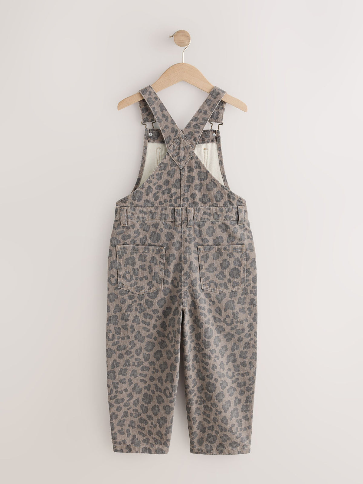 Animal Print Barrel Leg Dungarees (3-16yrs) - image 6
