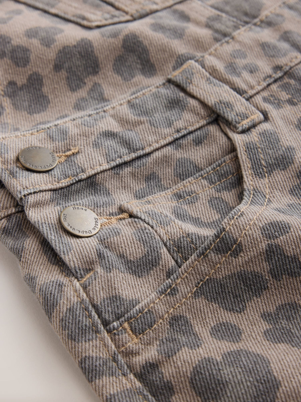 Animal Print Barrel Leg Dungarees (3-16yrs) - image 8