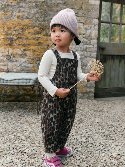 Animal Print Cord Dungarees (3mths-7yrs) - image 3