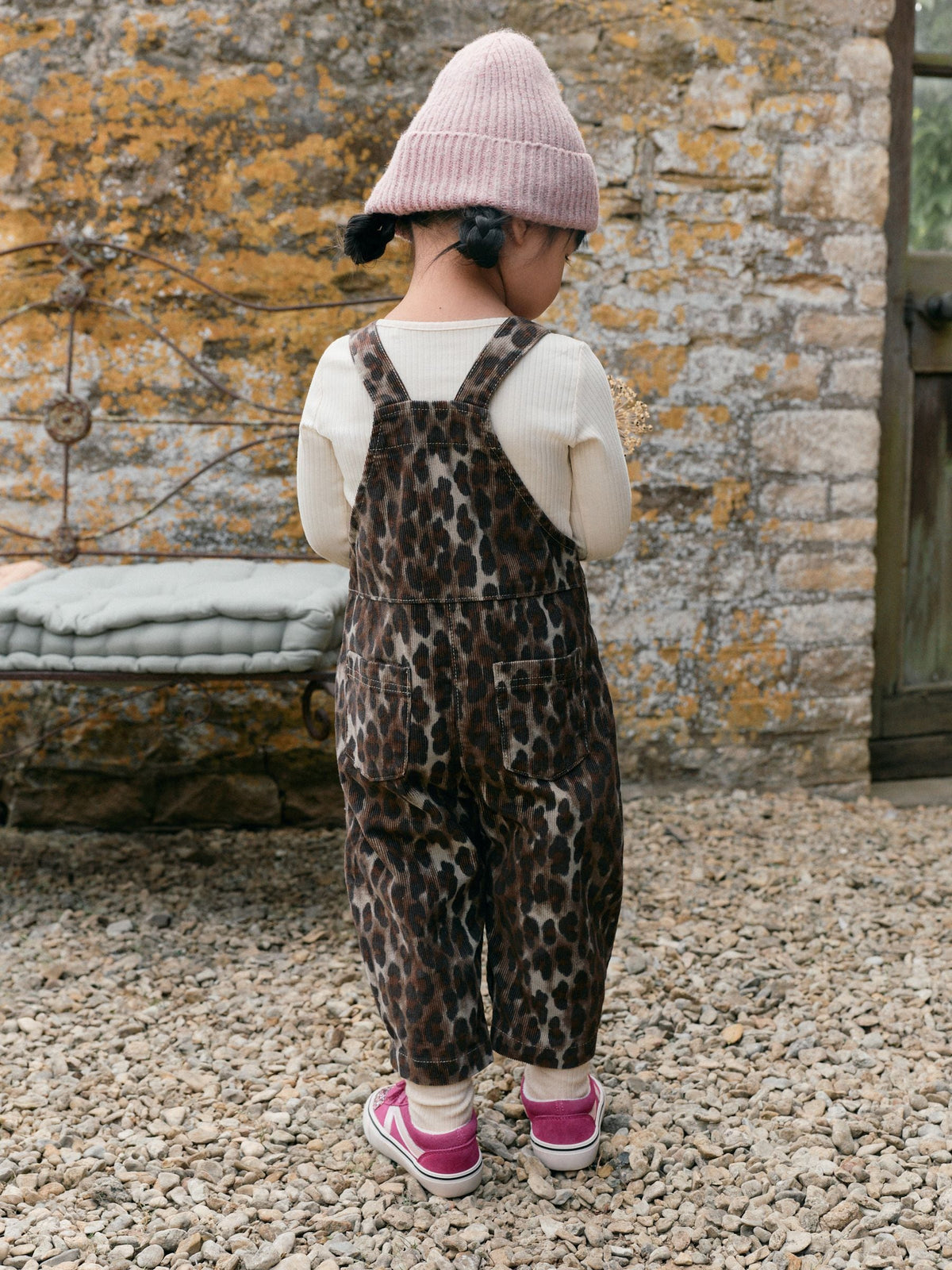 Animal Print Cord Dungarees (3mths-7yrs) - image 4