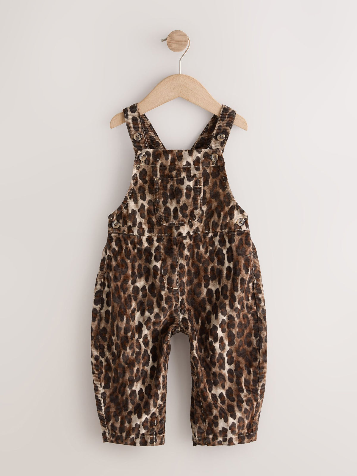 Animal Print Cord Dungarees (3mths-7yrs) - image 6