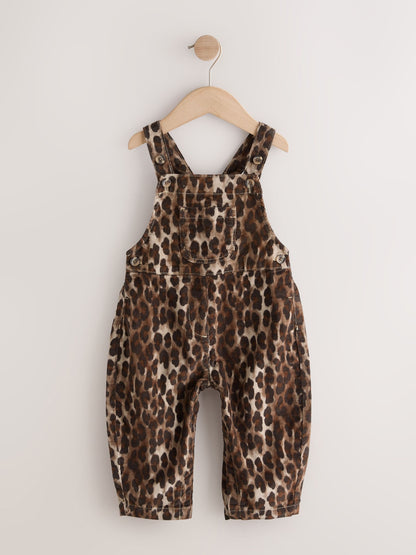 Animal Print Cord Dungarees (3mths-7yrs) - image 6