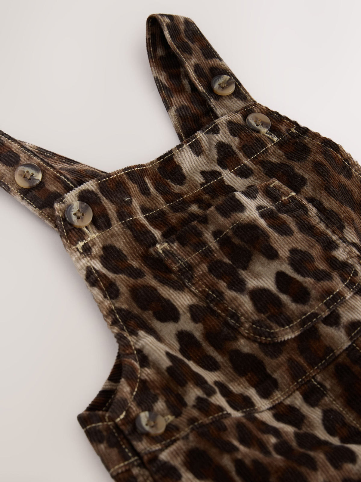 Animal Print Cord Dungarees (3mths-7yrs) - image 9