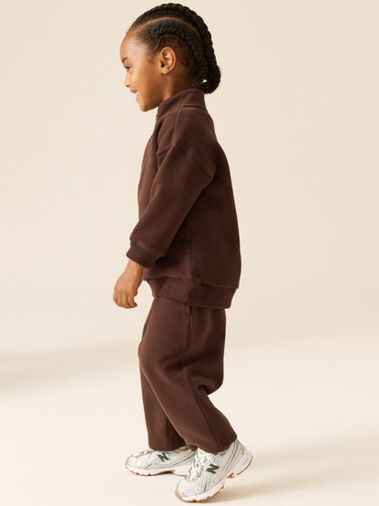 Dsiney Kidz - Chocolate Brown Wide Fit Soft Touch Jersey Joggers (3mths-7yrs) image 4