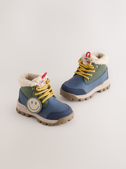 Dsiney Kidz - Navy Lace up Walker Boots image 1