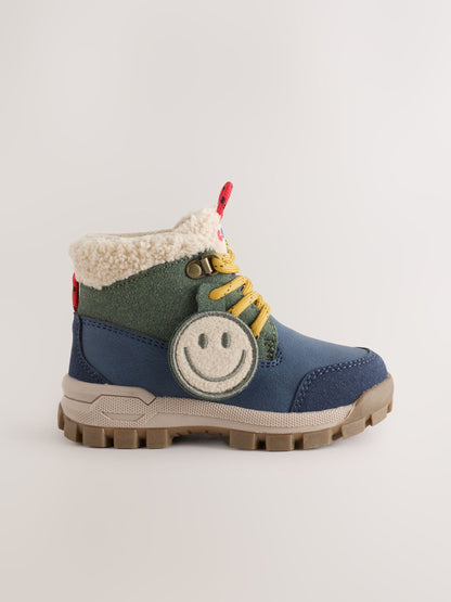 Dsiney Kidz - Navy Lace up Walker Boots image 2