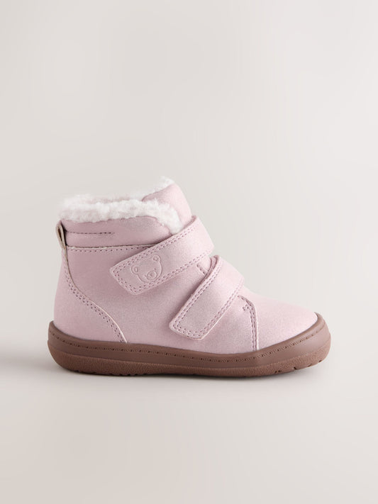 Dsiney Kidz - Pink Waterproof Touch Fastening Boots image 2