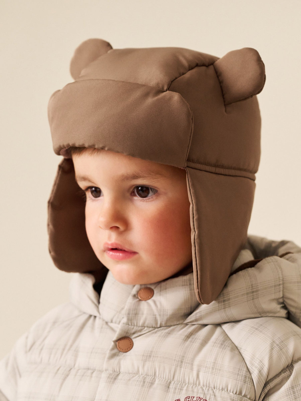 Brown Bear Novelty Lined Trapper Hat (3mths-6yrs) - image 1