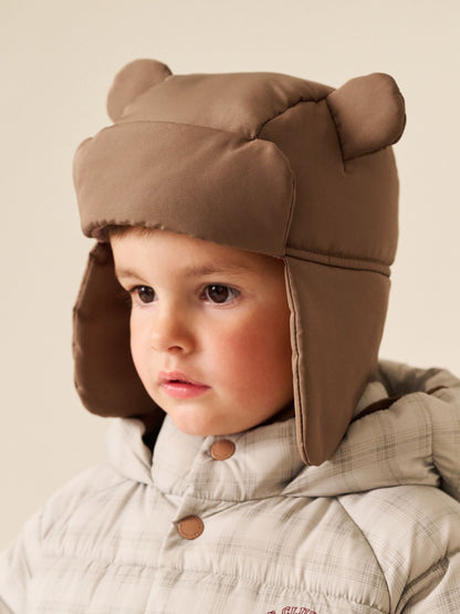 Brown Bear Novelty Lined Trapper Hat (3mths-6yrs) - image 1