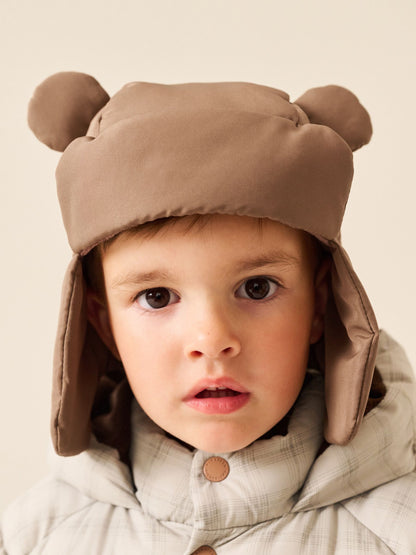 Brown Bear Novelty Lined Trapper Hat (3mths-6yrs) - image 2